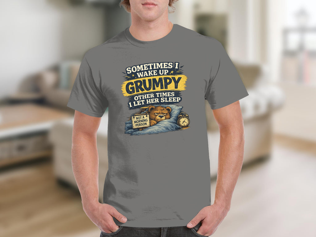 Grumpy Bear T-Shirt | Not A Morning Person Physical Item StupidShirts.com