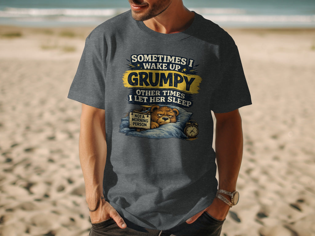 Grumpy Bear T-Shirt | Not A Morning Person Physical Item StupidShirts.com
