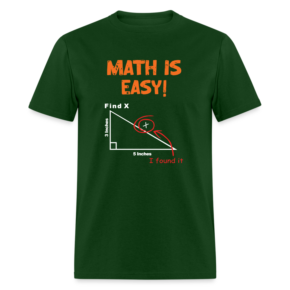 Find X - Math is Easy - Men's T-Shirt - StupidShirts.com Men's T-Shirt StupidShirts.com