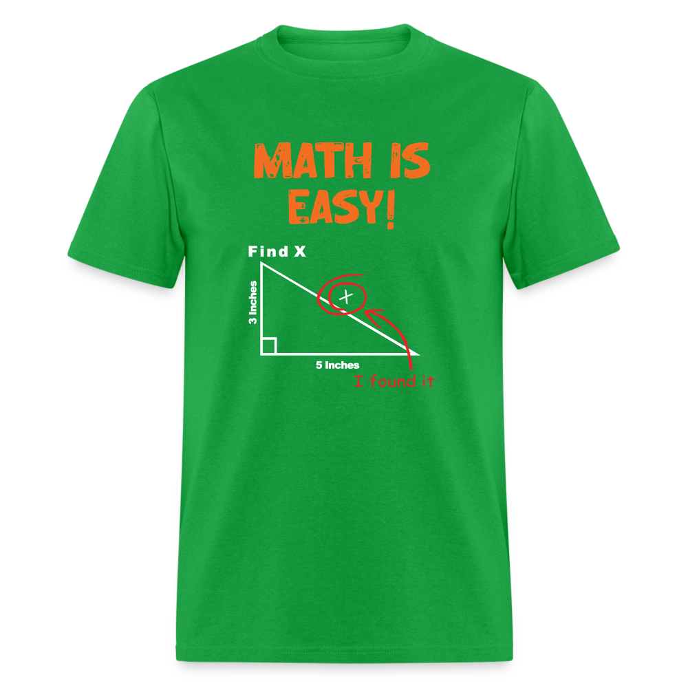 Find X - Math is Easy - Men's T-Shirt - StupidShirts.com Men's T-Shirt StupidShirts.com