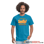 Introverts Unite Separately in Your Own Homes - Men's T-Shirt - turquoise