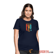 Living The Dad Life - Women's T-Shirt - navy