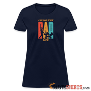 Living The Dad Life - Women's T-Shirt - navy