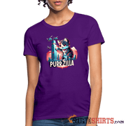 Purrzilla - Women's T-Shirt - purple