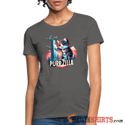 Purrzilla - Women's T-Shirt - charcoal
