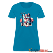 Purrzilla - Women's T-Shirt - turquoise
