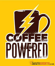 Powered by Coffee - Men's T-Shirt - StupidShirts.com Men's T-Shirt StupidShirts.com