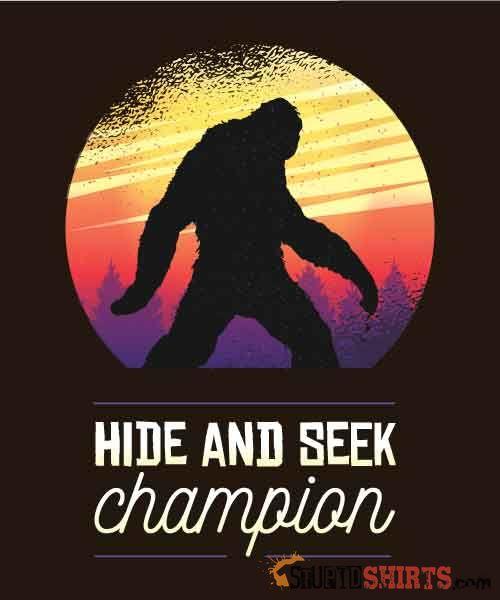 Hide And Seek Champion - Men's T-Shirt - StupidShirts.com Men's T-Shirt StupidShirts.com