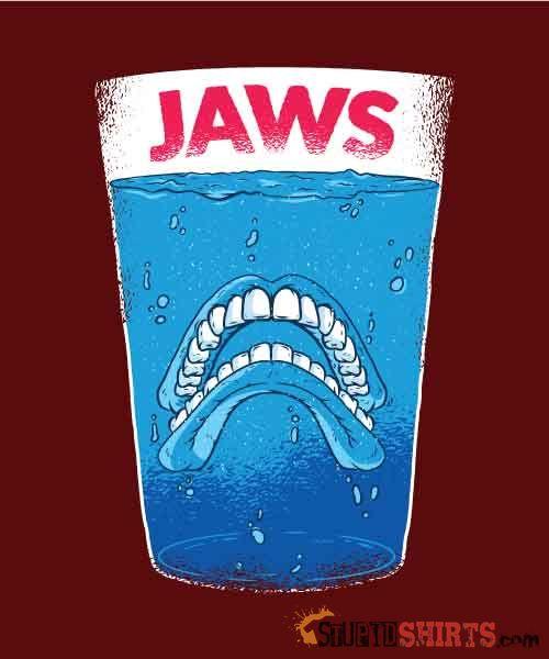 Jaws Teeth - Men's T-Shirt - StupidShirts.com Men's T-Shirt StupidShirts.com