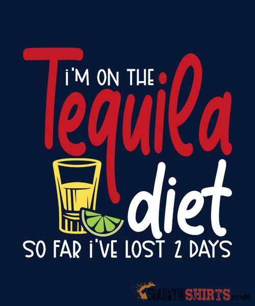 Tequila Diet - Men's T-Shirt - StupidShirts.com Men's T-Shirt StupidShirts.com