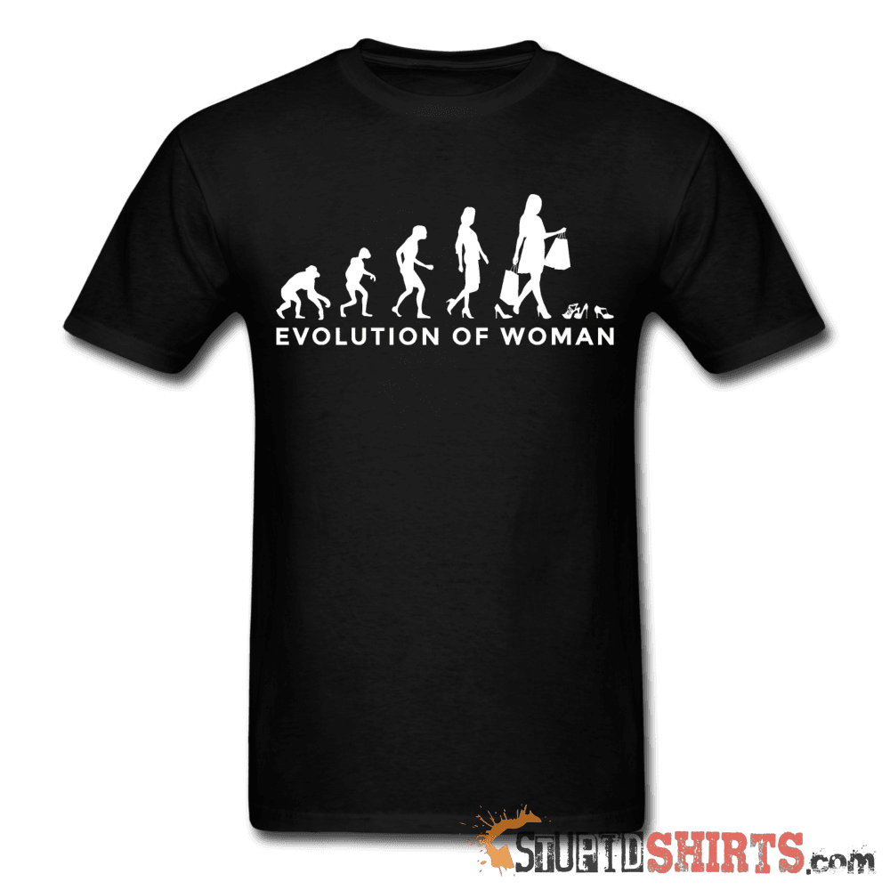 Evolution Of Woman - Men's T-Shirt - StupidShirts.com Men's T-Shirt StupidShirts.com
