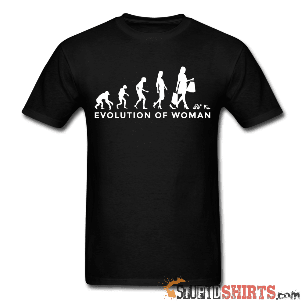 Evolution Of Woman - Men's T-Shirt - StupidShirts.com Men's T-Shirt StupidShirts.com