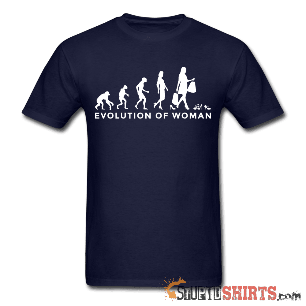 Evolution Of Woman - Men's T-Shirt - StupidShirts.com Men's T-Shirt StupidShirts.com
