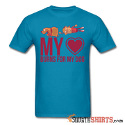 My Heart Burns For My Dog - Men's T-Shirt - StupidShirts.com Men's T-Shirt StupidShirts.com