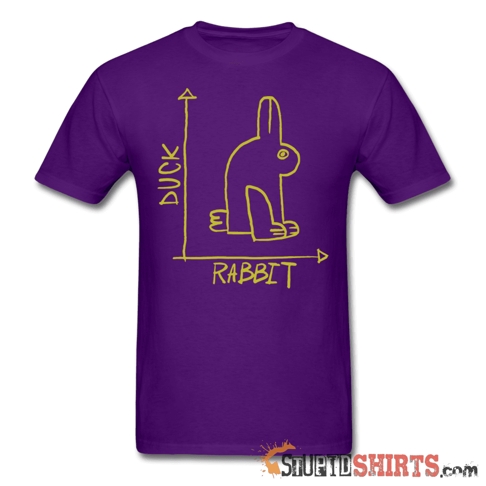 Rabbit or Duck - Men's T-Shirt - StupidShirts.com Men's T-Shirt StupidShirts.com