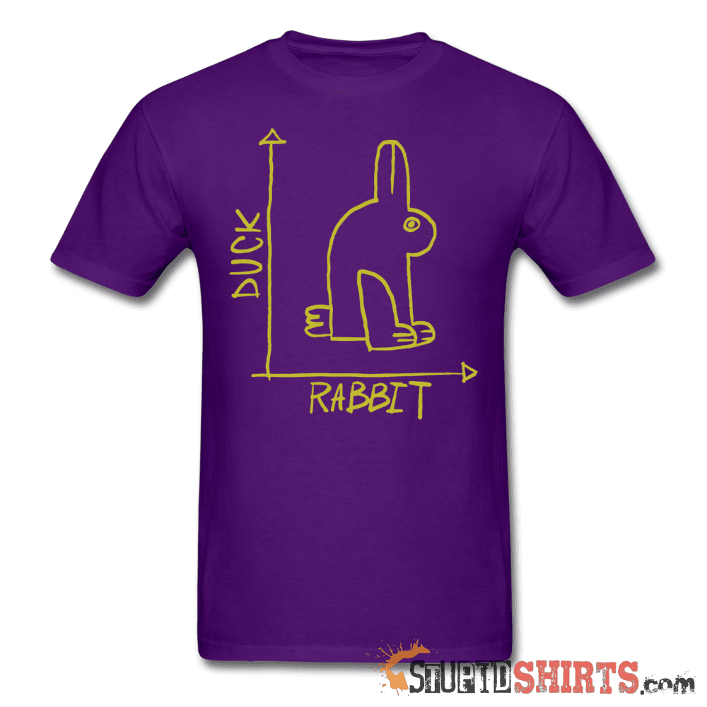 Rabbit or Duck - Men's T-Shirt - StupidShirts.com Men's T-Shirt StupidShirts.com