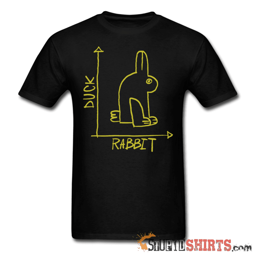Rabbit or Duck - Men's T-Shirt - StupidShirts.com Men's T-Shirt StupidShirts.com
