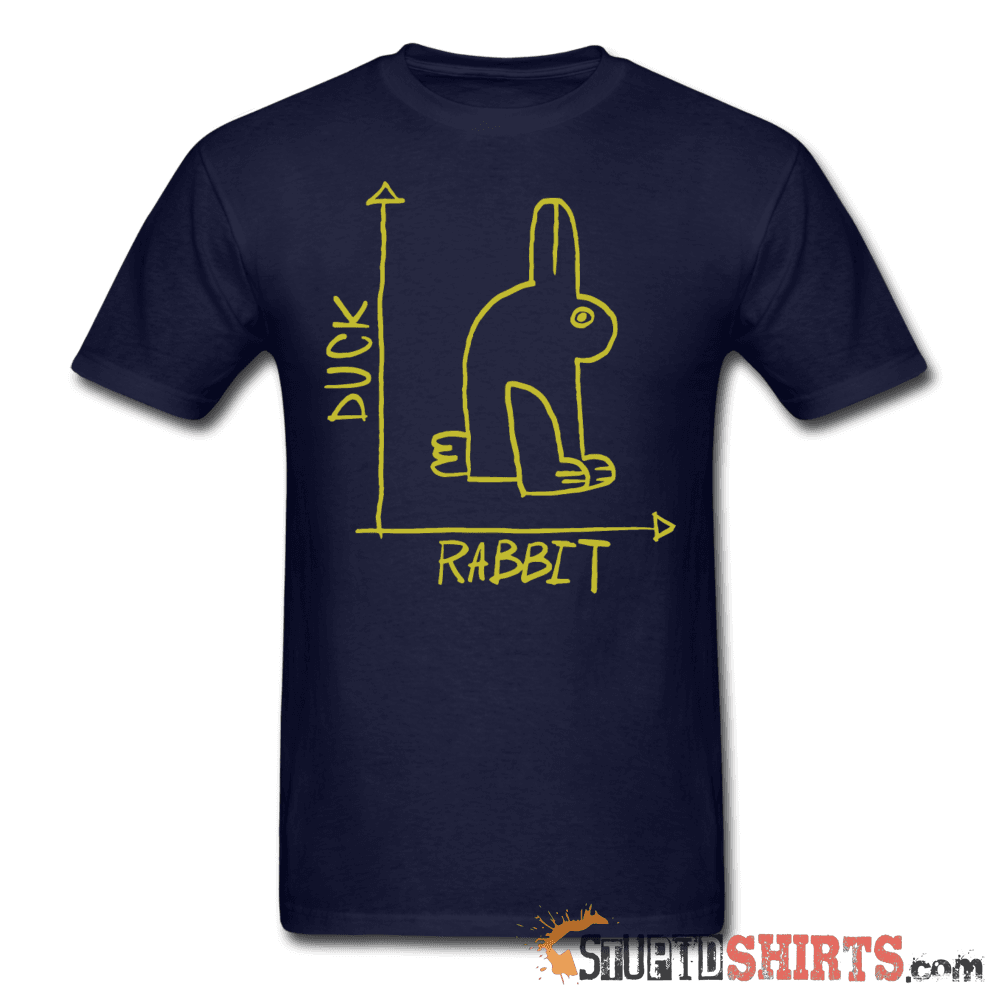 Rabbit or Duck - Men's T-Shirt - StupidShirts.com Men's T-Shirt StupidShirts.com
