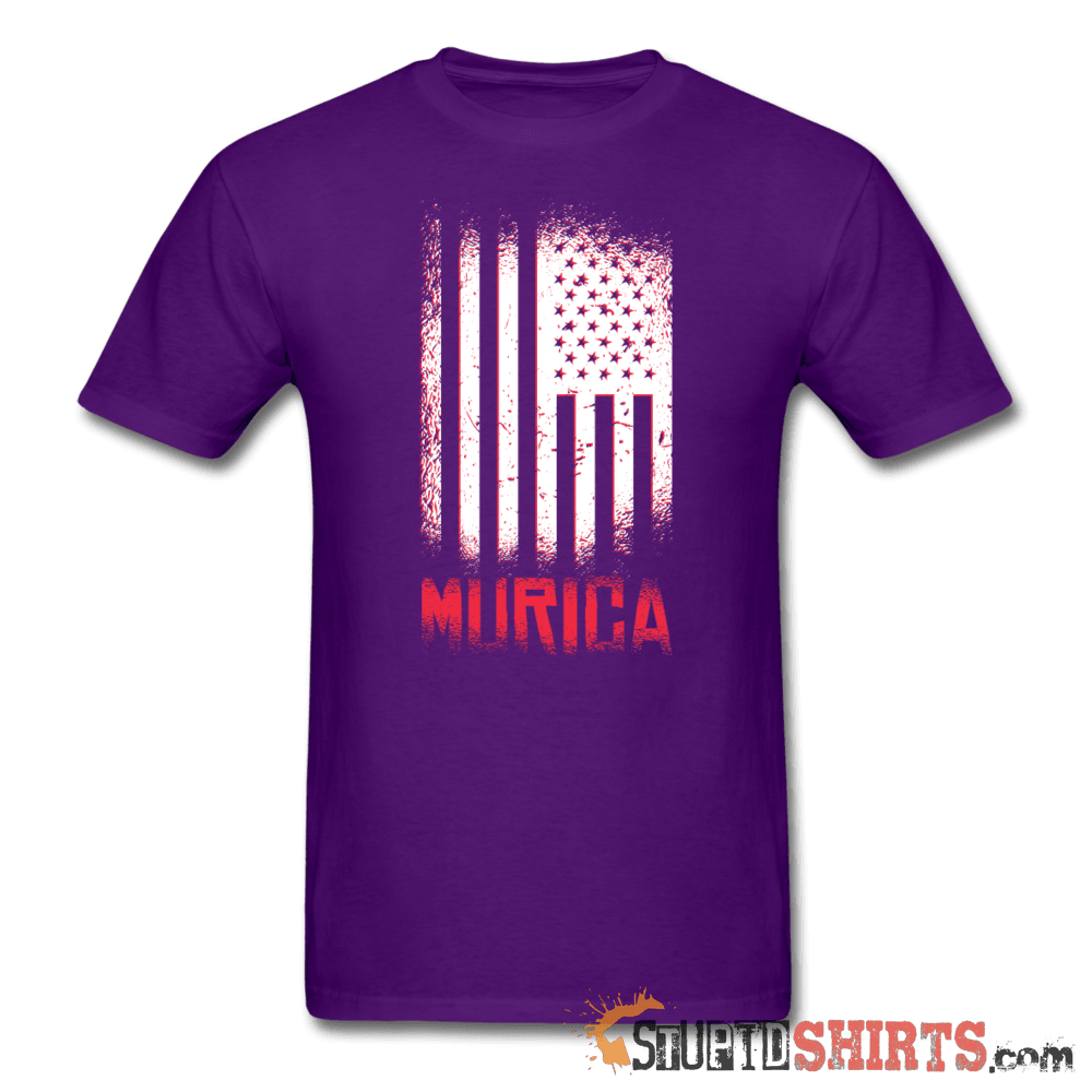 Murica American Flag - Men's T-Shirt - StupidShirts.com Men's T-Shirt StupidShirts.com