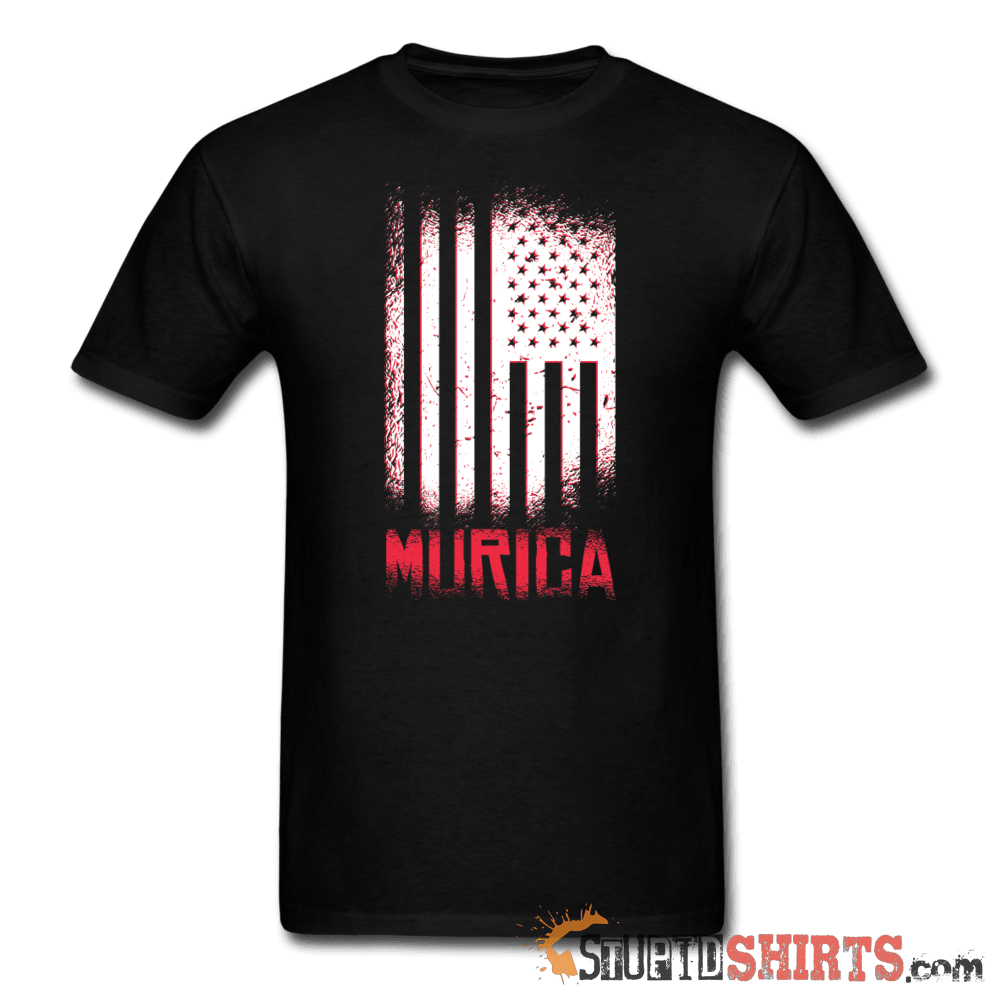 Murica American Flag - Men's T-Shirt - StupidShirts.com Men's T-Shirt StupidShirts.com