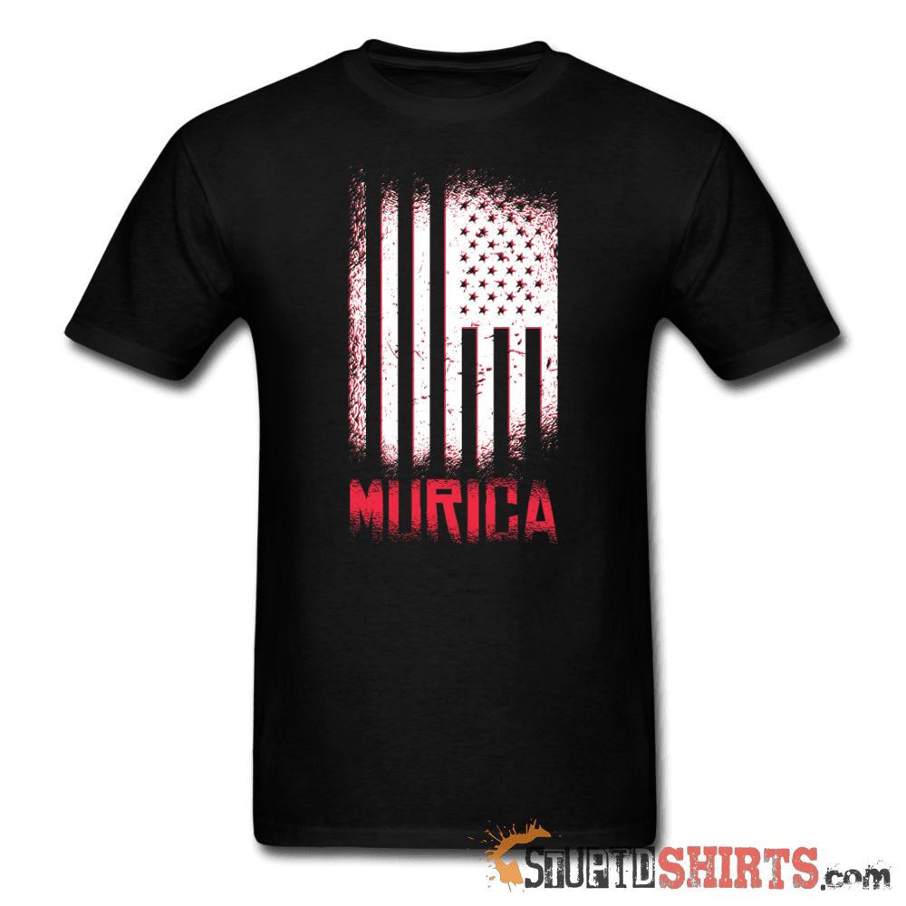 Murica American Flag - Men's T-Shirt - StupidShirts.com Men's T-Shirt StupidShirts.com