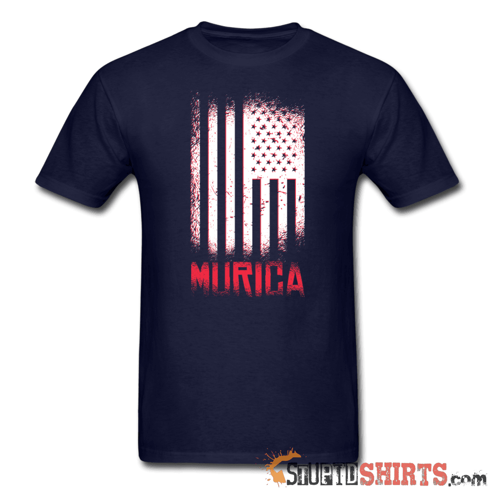 Murica American Flag - Men's T-Shirt - StupidShirts.com Men's T-Shirt StupidShirts.com