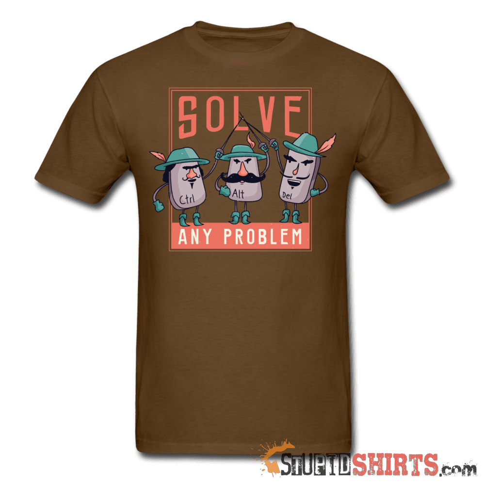 Solve Any Problem  Ctrl+Alt+Del - Men's T-Shirt - StupidShirts.com Men's T-Shirt StupidShirts.com