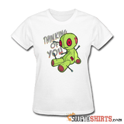 Voodoo Doll Thinking Of You - Women's T-Shirt - StupidShirts.com Women's T-Shirt StupidShirts.com