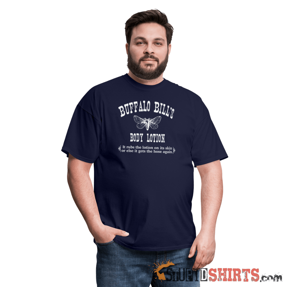 Buffalo Bill's Lotion - Men's T-Shirt - StupidShirts.com Men's T-Shirt StupidShirts.com