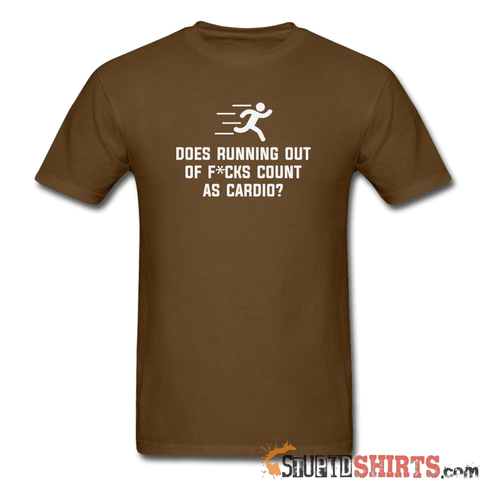 Running Out Of F*cks - Men's T-Shirt - StupidShirts.com Men's T-Shirt StupidShirts.com