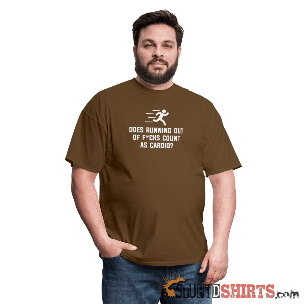 Running Out Of F*cks - Men's T-Shirt - StupidShirts.com Men's T-Shirt StupidShirts.com