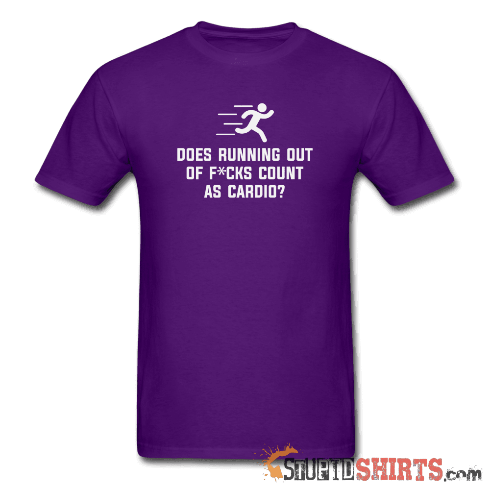 Running Out Of F*cks - Men's T-Shirt - StupidShirts.com Men's T-Shirt StupidShirts.com
