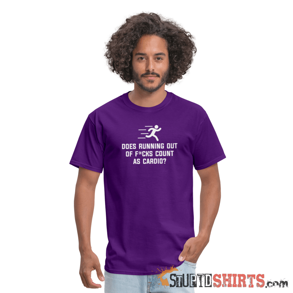 Running Out Of F*cks - Men's T-Shirt - StupidShirts.com Men's T-Shirt StupidShirts.com