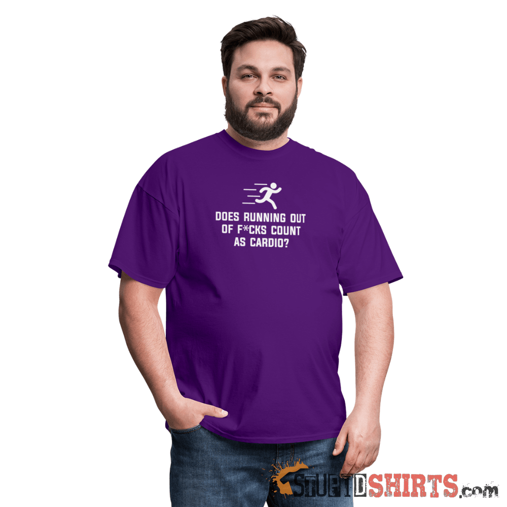 Running Out Of F*cks - Men's T-Shirt - StupidShirts.com Men's T-Shirt StupidShirts.com