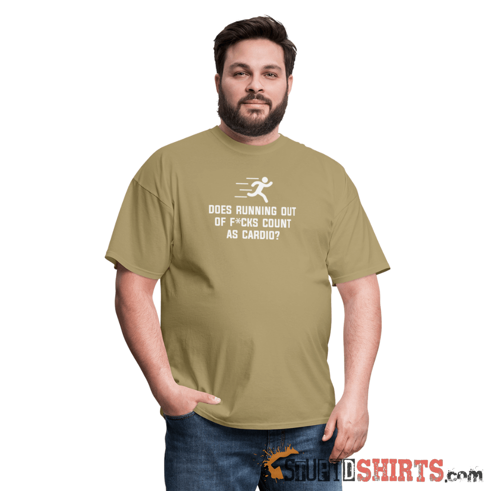 Running Out Of F*cks - Men's T-Shirt - StupidShirts.com Men's T-Shirt StupidShirts.com