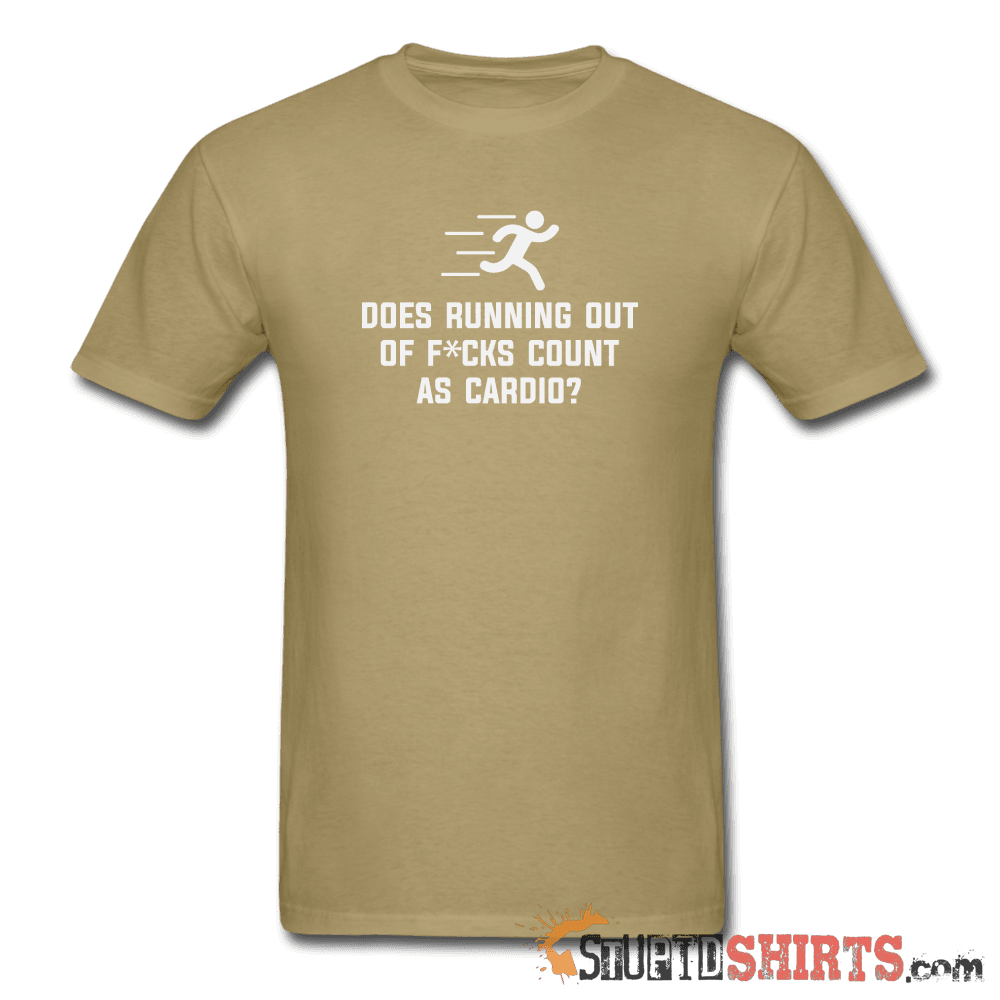 Running Out Of F*cks - Men's T-Shirt - StupidShirts.com Men's T-Shirt StupidShirts.com