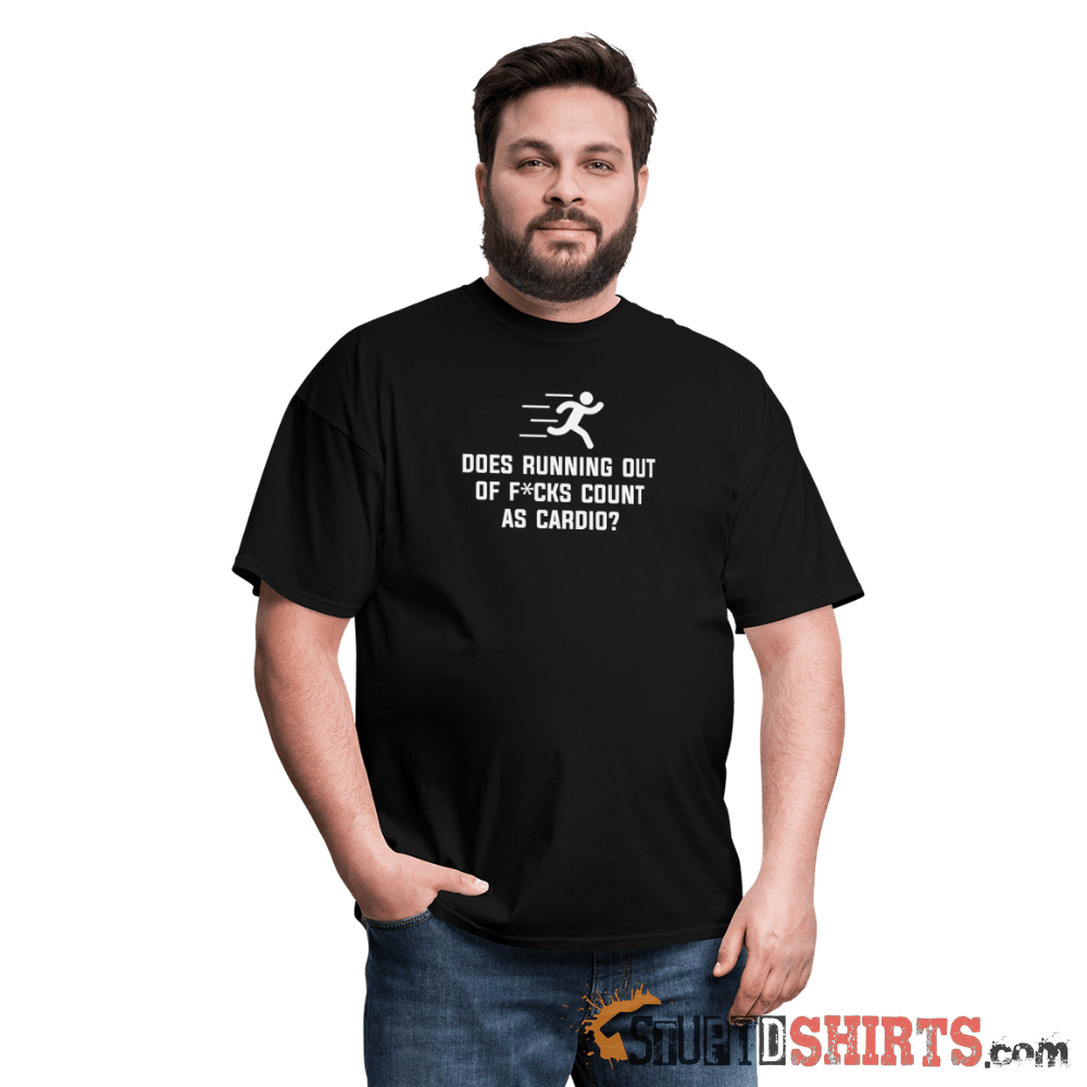 Running Out Of F*cks - Men's T-Shirt - StupidShirts.com Men's T-Shirt StupidShirts.com