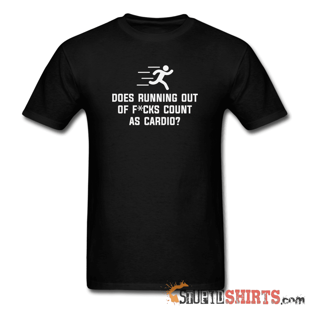 Running Out Of F*cks - Men's T-Shirt - StupidShirts.com Men's T-Shirt StupidShirts.com