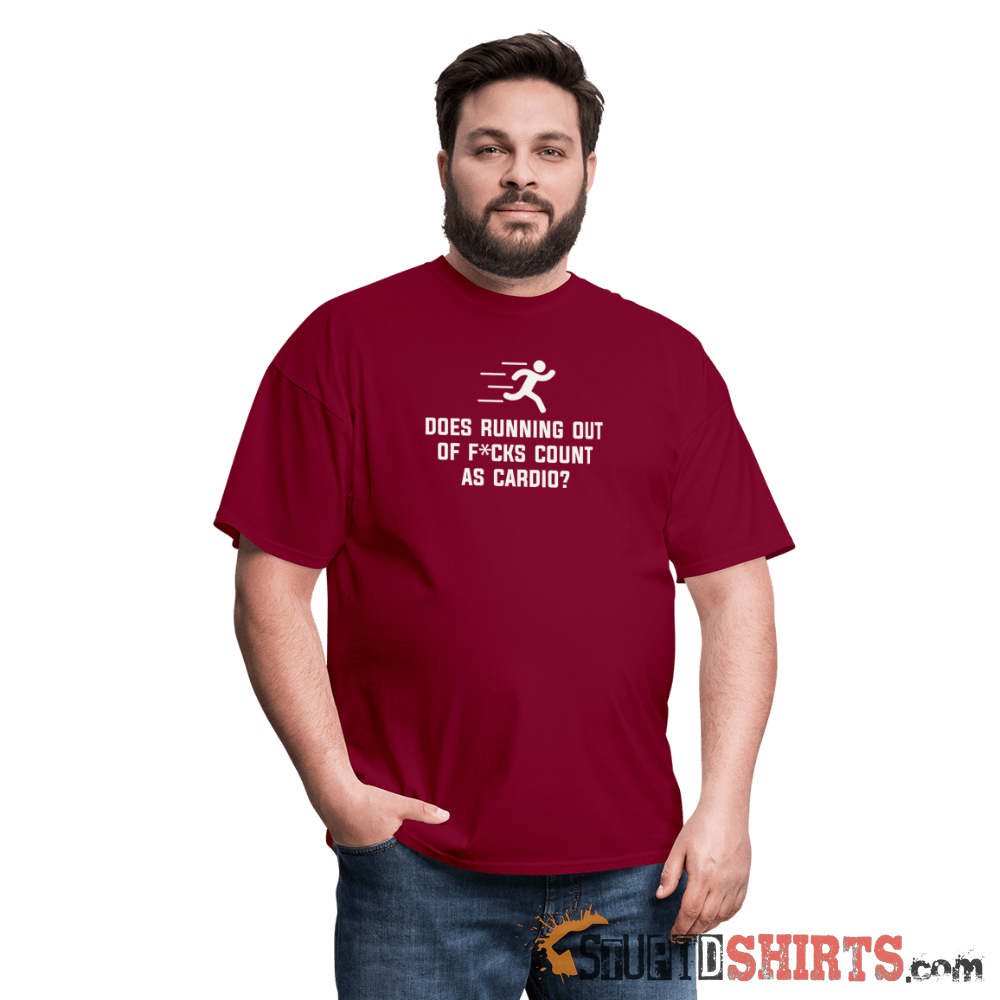 Running Out Of F*cks - Men's T-Shirt - StupidShirts.com Men's T-Shirt StupidShirts.com