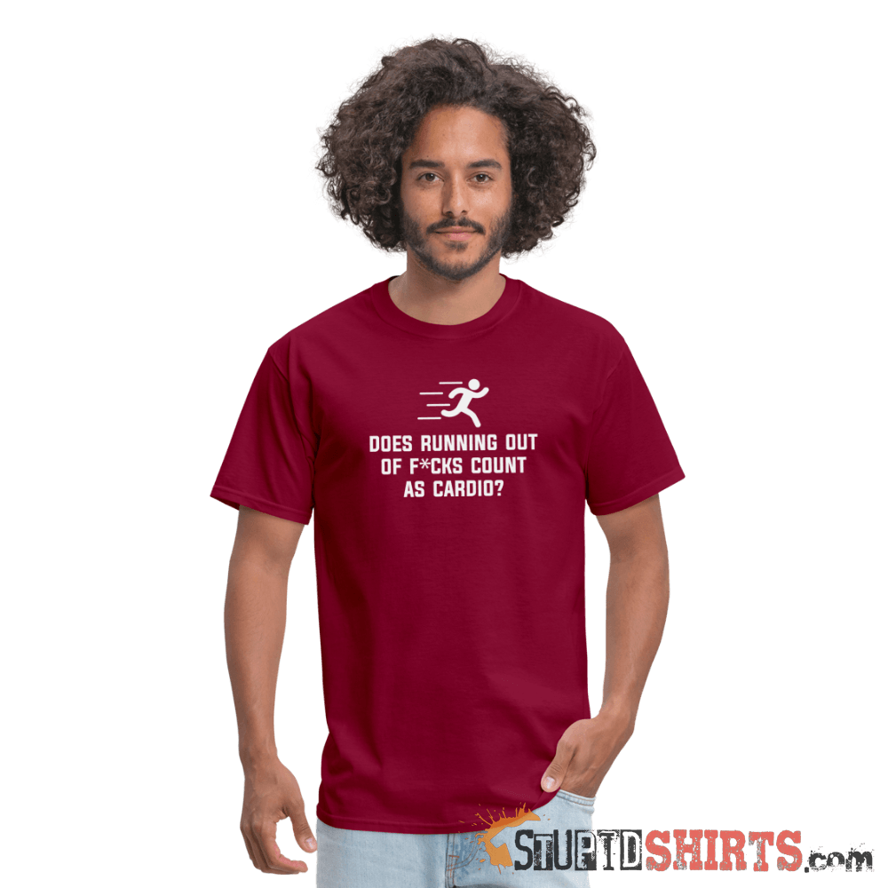 Running Out Of F*cks - Men's T-Shirt - StupidShirts.com Men's T-Shirt StupidShirts.com