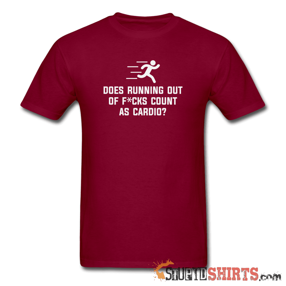 Running Out Of F*cks - Men's T-Shirt - StupidShirts.com Men's T-Shirt StupidShirts.com