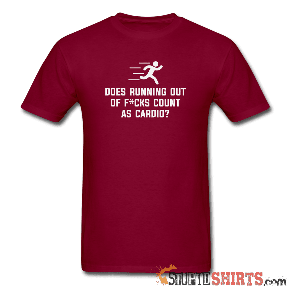 Running Out Of F*cks - Men's T-Shirt - StupidShirts.com Men's T-Shirt StupidShirts.com