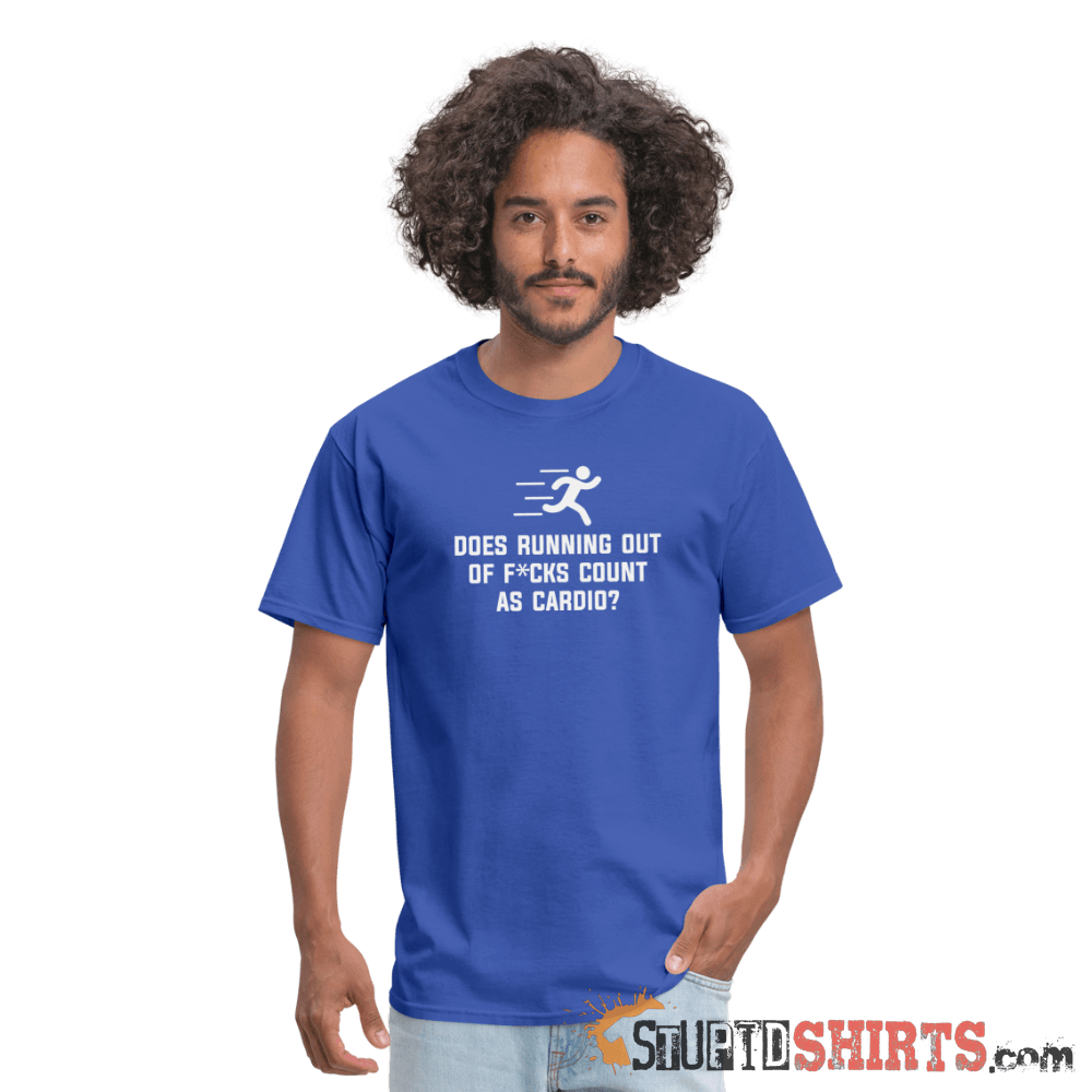 Running Out Of F*cks - Men's T-Shirt - StupidShirts.com Men's T-Shirt StupidShirts.com