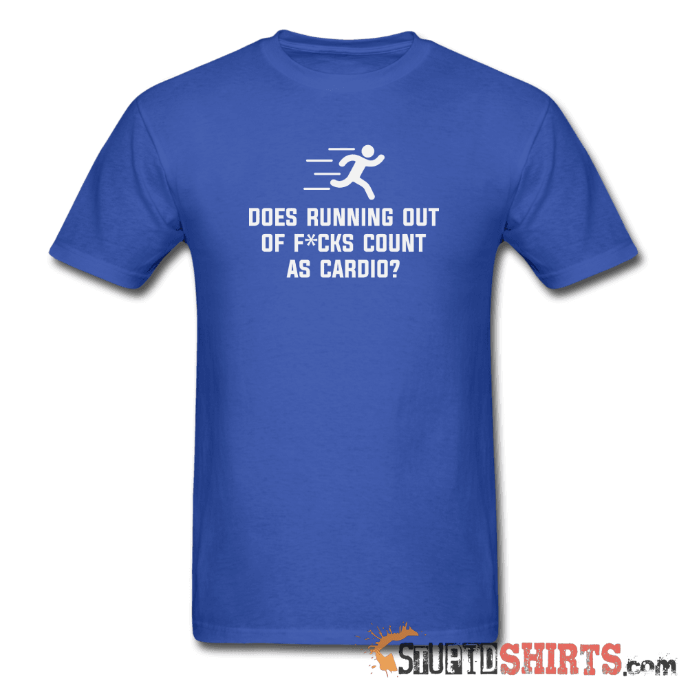 Running Out Of F*cks - Men's T-Shirt - StupidShirts.com Men's T-Shirt StupidShirts.com