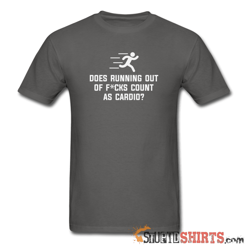 Running Out Of F*cks - Men's T-Shirt - StupidShirts.com Men's T-Shirt StupidShirts.com