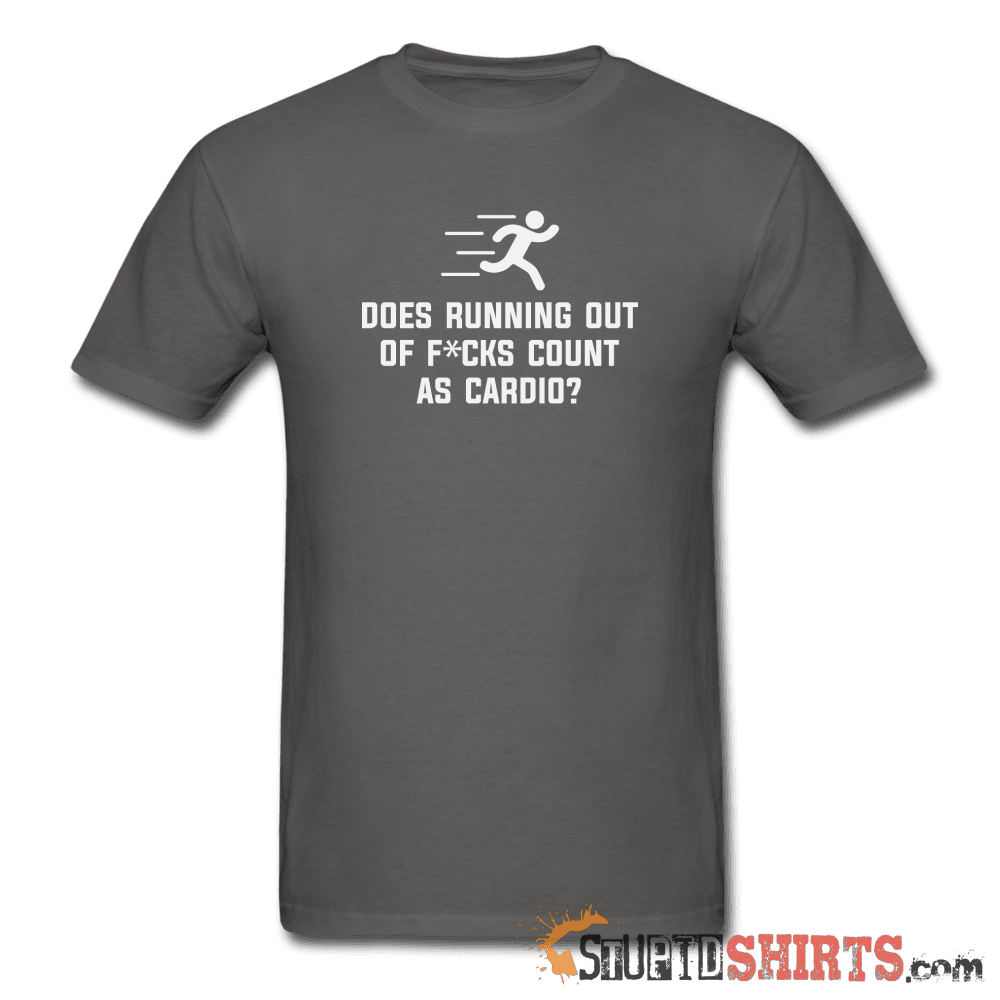 Running Out Of F*cks - Men's T-Shirt - StupidShirts.com Men's T-Shirt StupidShirts.com