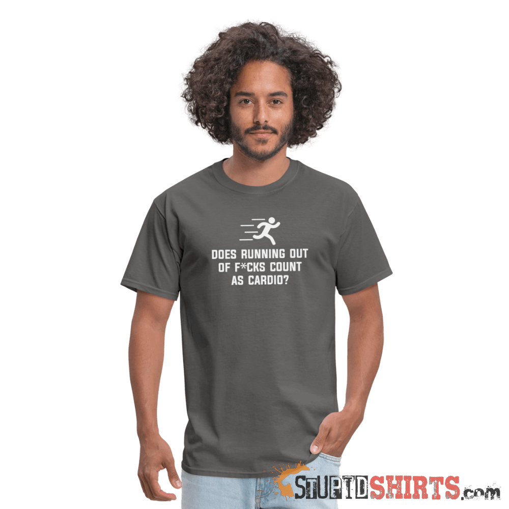 Running Out Of F*cks - Men's T-Shirt - StupidShirts.com Men's T-Shirt StupidShirts.com