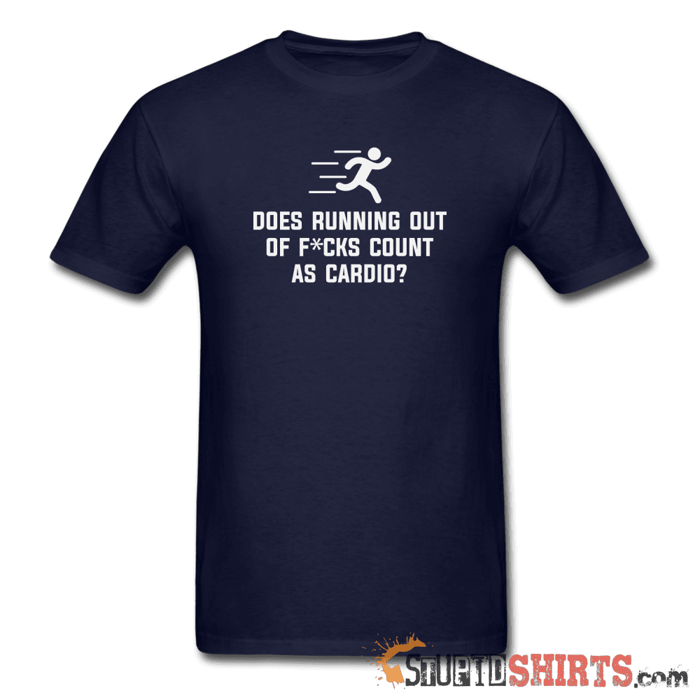 Running Out Of F*cks - Men's T-Shirt - StupidShirts.com Men's T-Shirt StupidShirts.com
