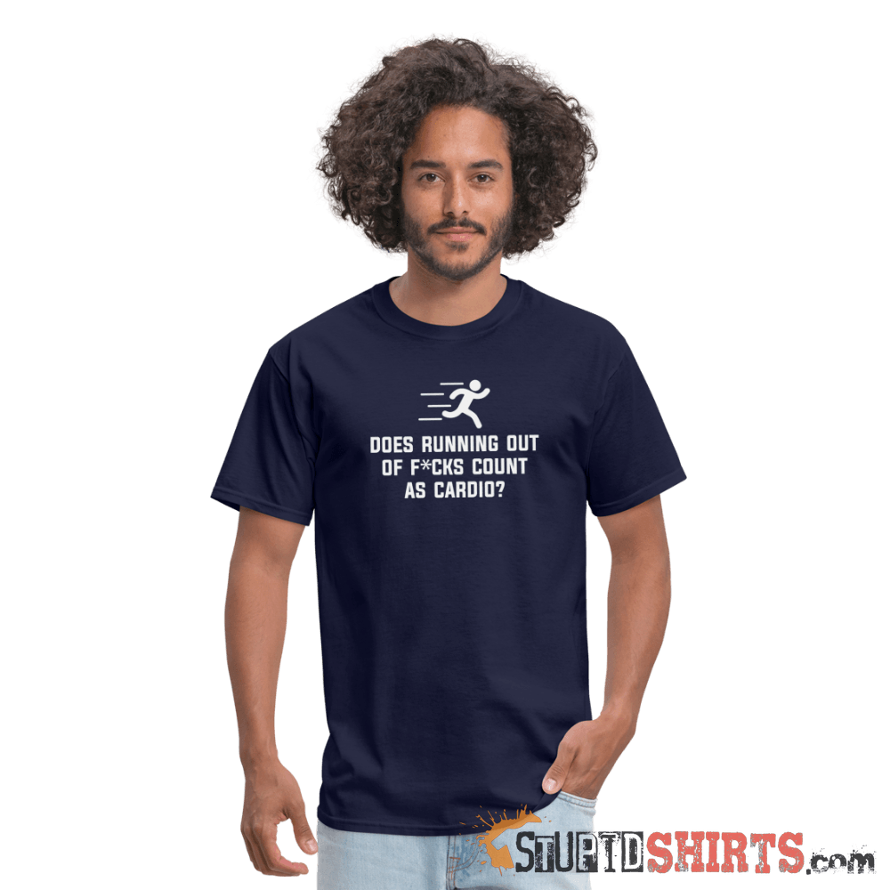 Running Out Of F*cks - Men's T-Shirt - StupidShirts.com Men's T-Shirt StupidShirts.com