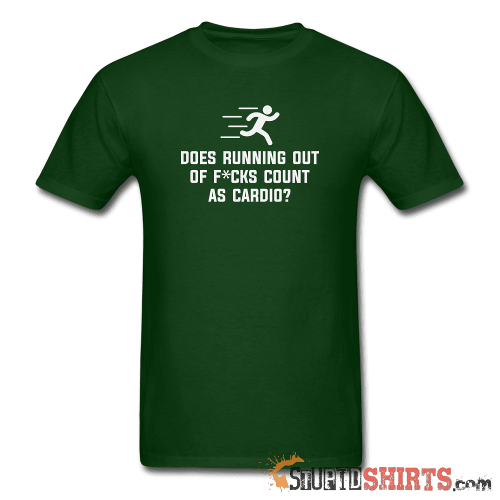 Running Out Of F*cks - Men's T-Shirt - StupidShirts.com Men's T-Shirt StupidShirts.com